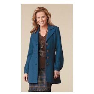 Cabi Aristocrat Merino Wool Pea Coat